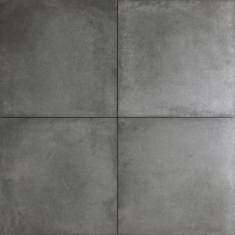 Red Sun Concrete look dark grey 60X60X2Cm